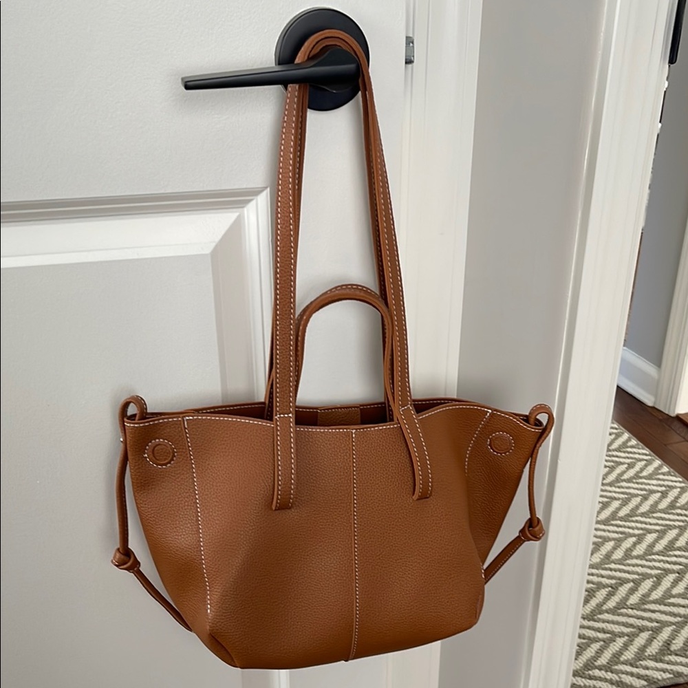 Brown Leather Tote Bag